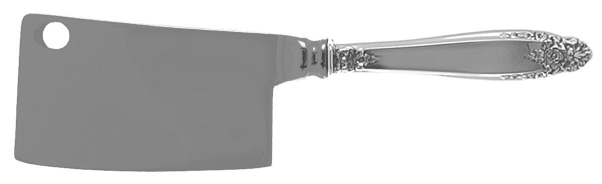 Prelude (Sterling, 1939, No Monograms) Cheese Cleaver with Stainless Blade by International Silver-1