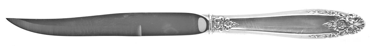 Prelude (Sterling, 1939, No Monograms) Individual Steak Knife w/Bevel Blade by International Silver-1