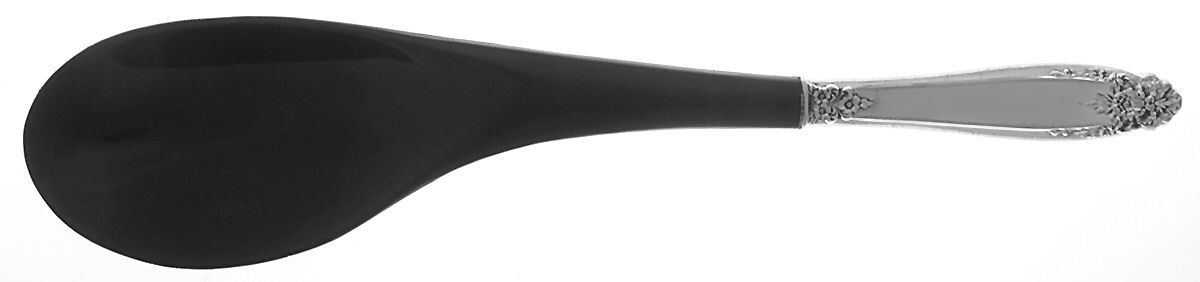Prelude (Sterling, 1939, No Monograms) Salad Serving Spoon with Plastic Bowl by International Silver-1
