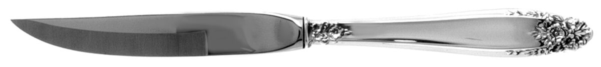 Prelude (Sterling, 1939, No Monograms) Individual Steak Knife w/Bevel Blade by International Silver-1
