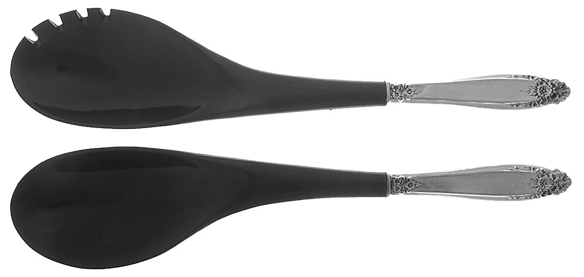 Prelude (Sterling, 1939, No Monograms) Plastic Bowl 2-Piece Salad Set by International Silver-1