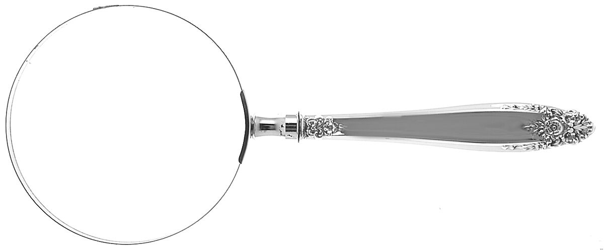Prelude (Sterling, 1939, No Monograms) Large Magnifying Glass with Sterling Handle by International Silver-1