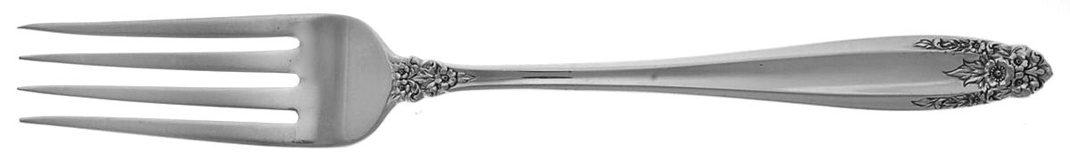 Prelude (Sterling, 1939, No Monograms) Solid Youth Tea Fork by International Silver-1