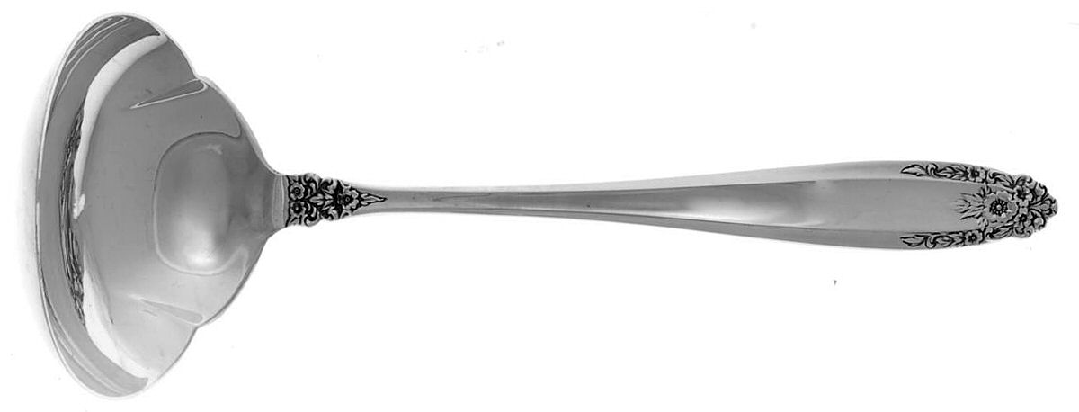 Prelude (Sterling, 1939, No Monograms) Solid Gravy Ladle by International Silver-1