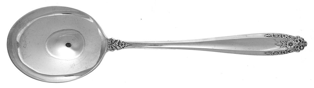 Prelude (Sterling, 1939, No Monograms) Round Bowl Soup Spoon (Gumbo) by International Silver-1