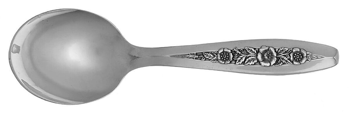 Primrose II (Silverplate, 1952) Straight Handle Baby Spoon by International Silver-1