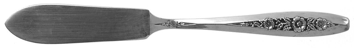 Primrose II (Silverplate, 1952) Flat Handle Master Butter Knife by International Silver-1