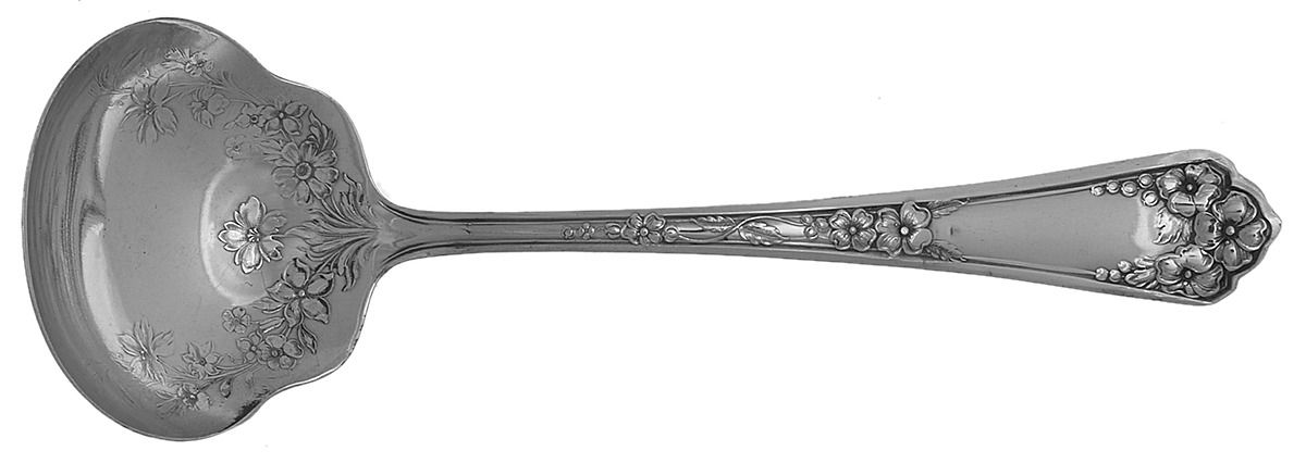 Primrose I (Silverplate, 1912) Solid Gravy Ladle by International Silver-1