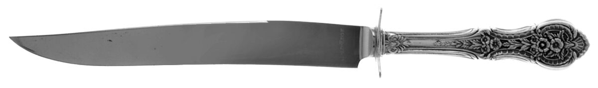 Primrose (Sterling, 1936) Small Carving Knife W/Sterling Guard by International Silver-1