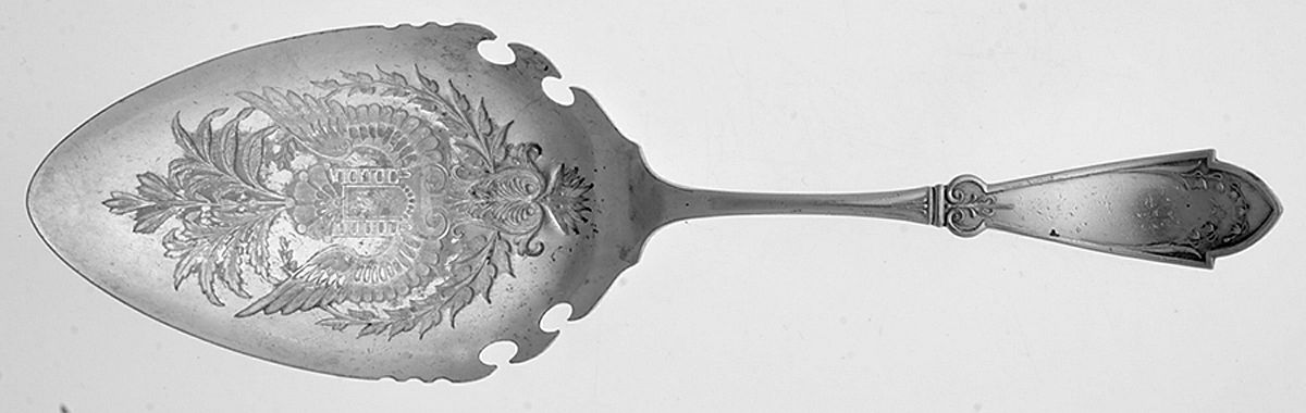 Princess (Silverplate, 1879, No Monograms) Solid Pie Server by International Silver-1