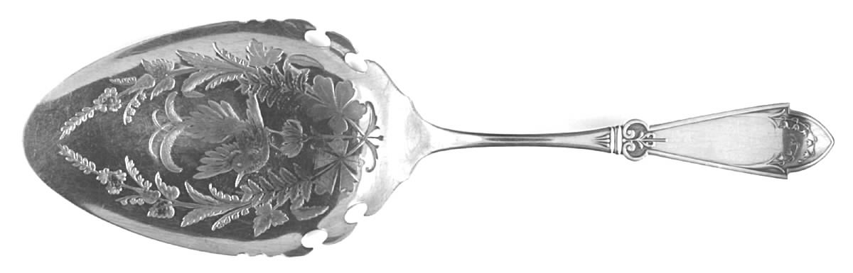 Princess (Silverplate, 1879, No Monograms) Solid Pie Server by International Silver-1