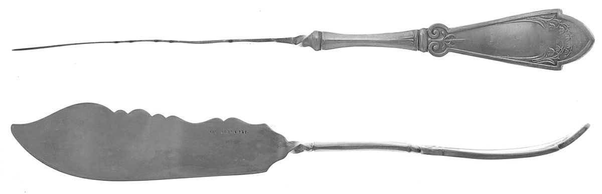 Princess (Silverplate, 1879, No Monograms) Flat Handle Master Butter Knife by International Silver-1