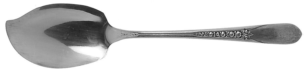 Priscilla-Lady Ann (Silverplate) Large Solid Jelly Server by International Silver-1