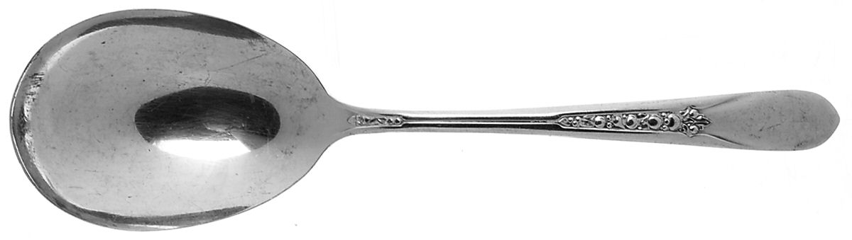 Priscilla-Lady Ann (Silverplate) Solid Smooth Casserole Spoon by International Silver-1