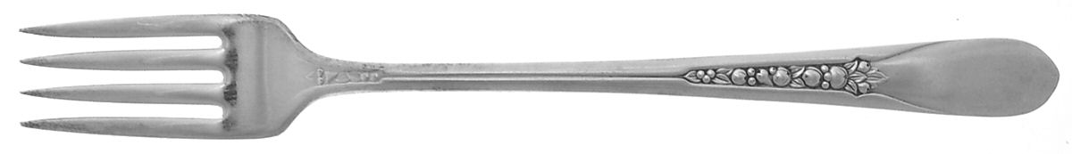 Priscilla-Lady Ann (Silverplate) Grille Fork (Viande) by International Silver-1