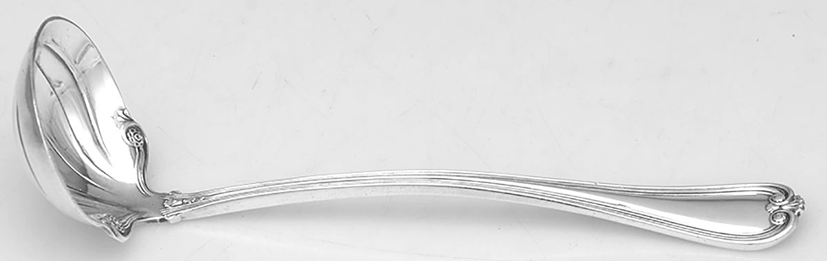Priscilla (Silverplate, 1900) Solid Piece Cream Ladle by International Silver-1