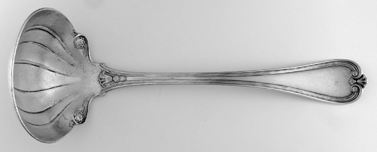 Priscilla (Silverplate, 1900) Solid Gravy Ladle by International Silver-1