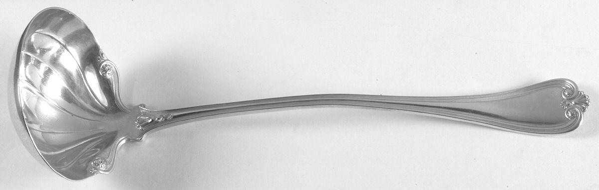 Priscilla (Silverplate, 1900) Solid Soup Ladle by International Silver-1