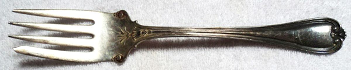 Priscilla (Silverplate, 1900) Dessert Fork by International Silver-1