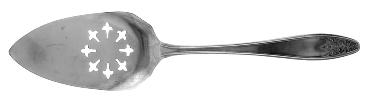 Princess-Lady Doris (Silverplate, 1929) Solid Pierced Pie Server by International Silver-1