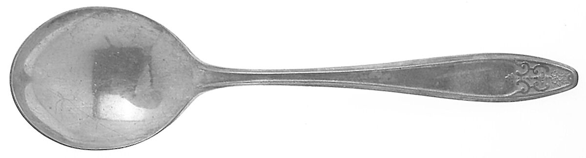 Princess-Lady Doris (Silverplate, 1929) Round Bowl Soup Spoon (Gumbo) by International Silver-1