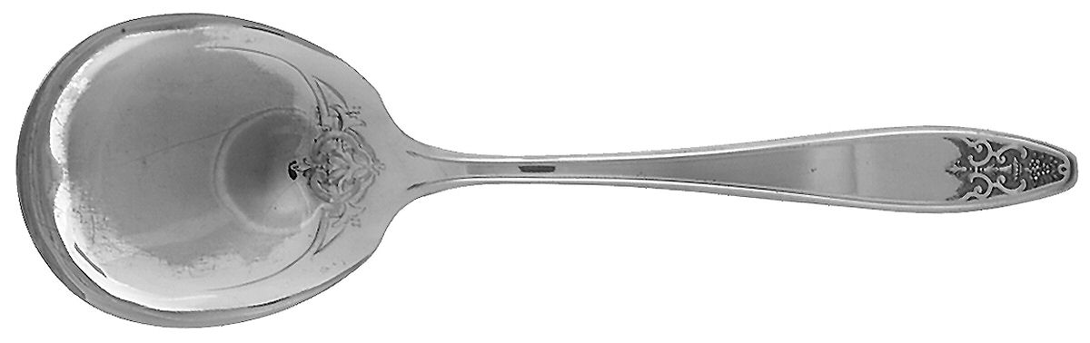 Princess-Lady Doris (Silverplate, 1929) Solid Smooth Casserole Spoon by International Silver-1