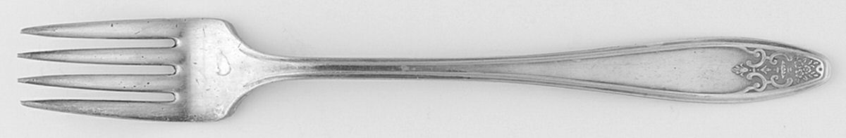 Princess-Lady Doris (Silverplate, 1929) Grille Fork (Viande) by International Silver-1
