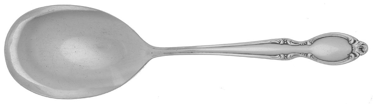 Precious Mirror (Silverplate, 1954) Preserve Spoon by International Silver-1