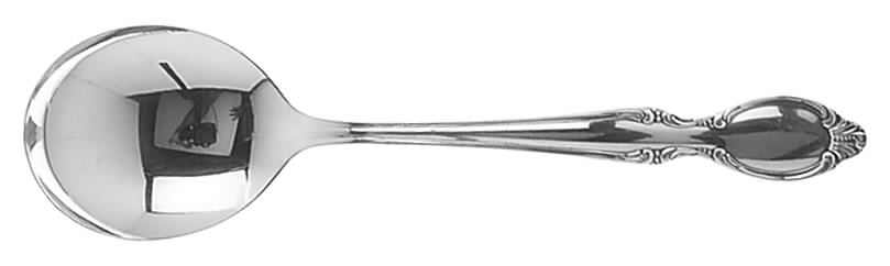 Precious Mirror (Silverplate, 1954) Round Bowl Soup Spoon (Gumbo) by International Silver-1