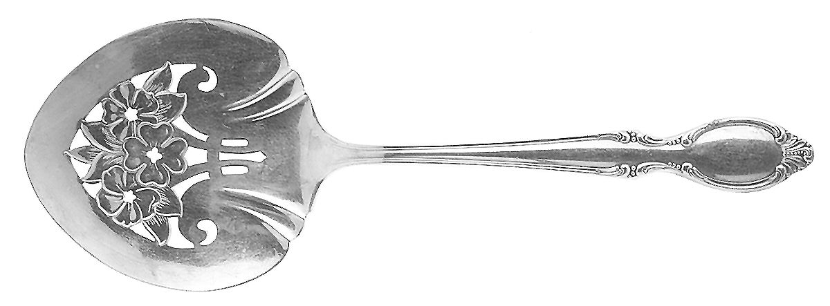 Precious Mirror (Silverplate, 1954) Tomato Server, Solid Piece by International Silver-1