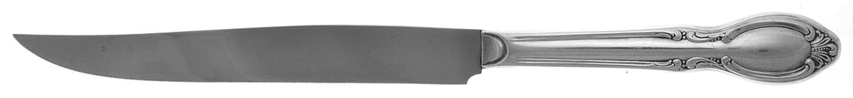 Precious Mirror (Silverplate, 1954) Small Steak Carving Knife with Stainless Blade by International Silver-1