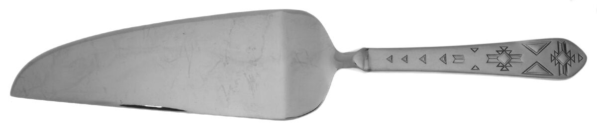 Pueblo (Stainless) Pie and Cake Server with Stainless Blade HC by International Silver-1