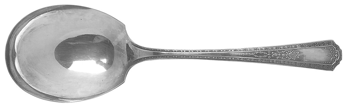 Puritan (Silverplate, 1941) Solid Smooth Casserole Spoon by International Silver-1