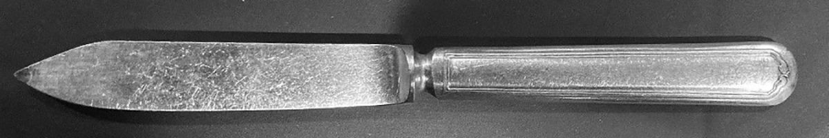 Puritan (Silverplate, 1912) Individual Solid Fruit Knife by International Silver-1
