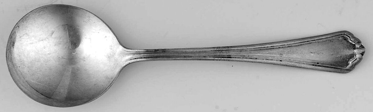 Puritan (Silverplate, 1912) Round Bowl Soup Spoon (Bouillon) by International Silver-1