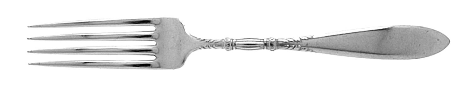 Queen Ann-St. Moritz (Silverplate, 1910) Fork by International Silver-1