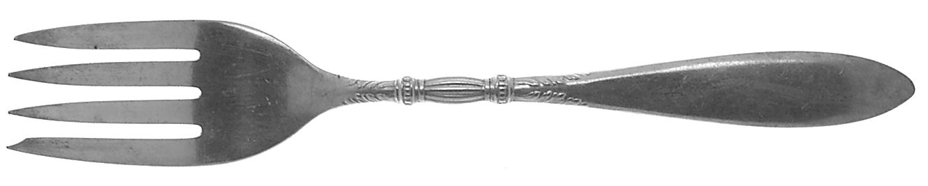 Queen Ann-St. Moritz (Silverplate, 1910) Individual Salad Fork by International Silver-1