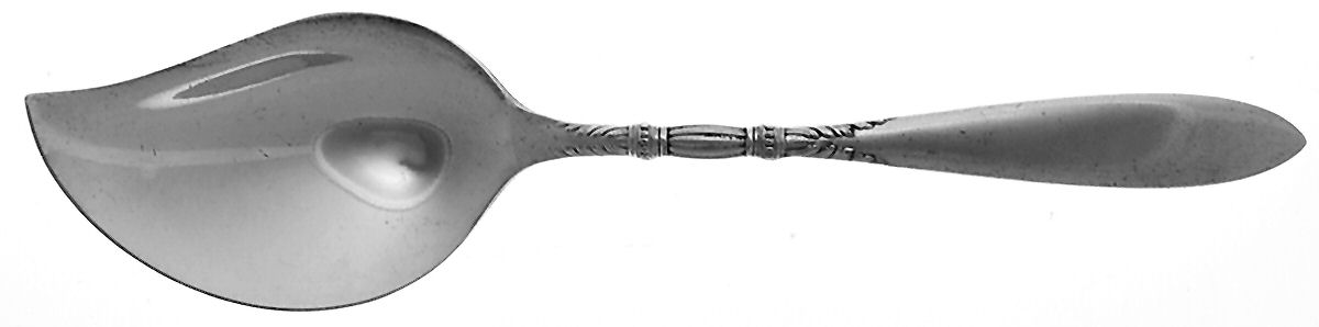 Queen Ann-St. Moritz (Silverplate, 1910) Large Solid Jelly Server by International Silver-1