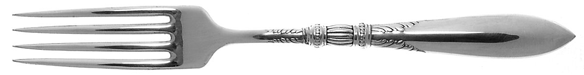Queen Ann-St. Moritz (Silverplate, 1910) Hollow Handle Fork by International Silver-1