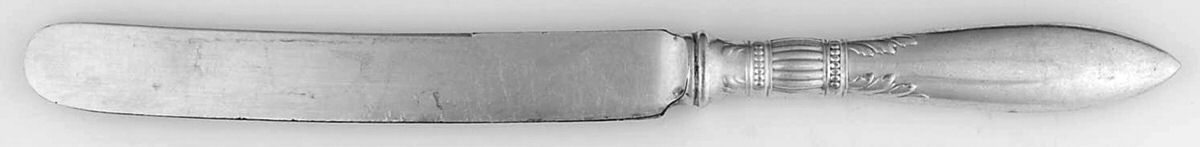 Queen Ann-St. Moritz (Silverplate, 1910) Old French Hollow Knife by International Silver-1