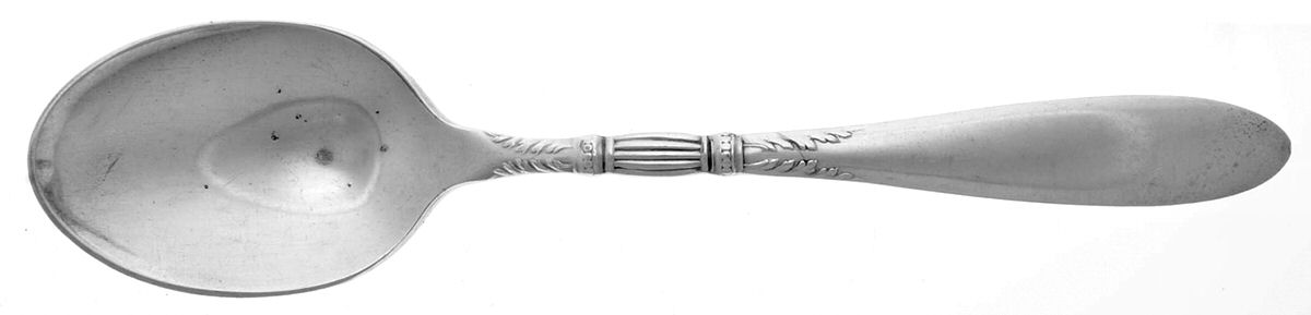 Queen Ann-St. Moritz (Silverplate, 1910) Dessert/Oval Soup Spoon by International Silver-1