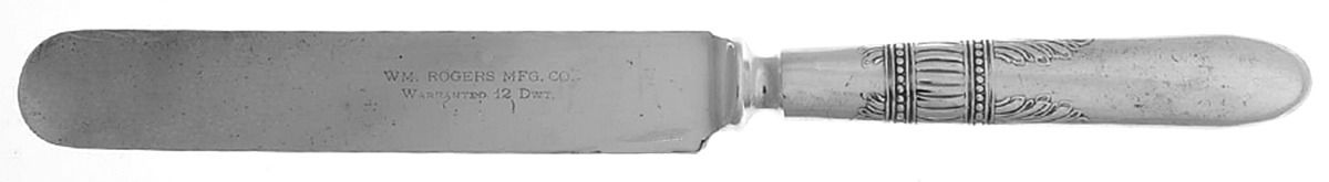 Queen Ann-St. Moritz (Silverplate, 1910) Solid Indent Breakfast Knife by International Silver-1