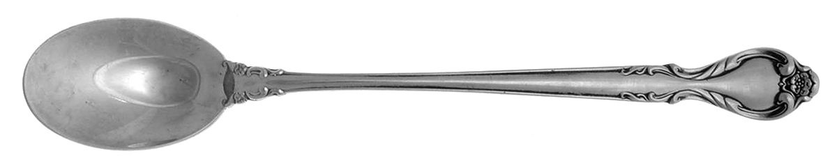 Queen's Fancy (Stainless, Satin, Black Accent) Infant Feeding Spoon by International Silver-1
