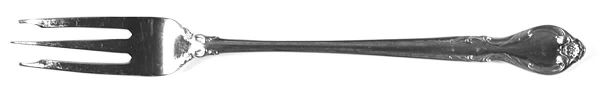 Queen's Fancy (Stainless, Satin, Black Accent) Cocktail/Seafood Fork by International Silver-1