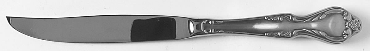 Queen's Fancy (Stainless, Satin, Black Accent) Individual Steak Knife Hollow Handle by International Silver-1