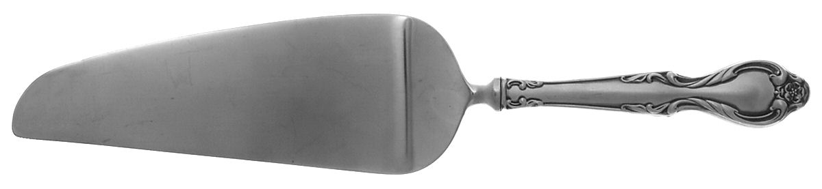 Queen's Fancy (Stainless, Satin, Black Accent) Pie & Cake Server with Stainless Blade by International Silver-1