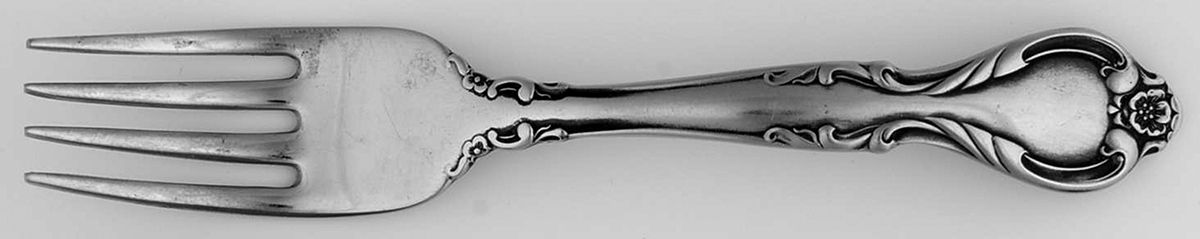 Queen's Fancy (Stainless, Satin, Black Accent) Baby Fork by International Silver-1