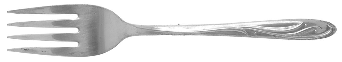 Queen's Fancy (Silverplate, 1962) Individual Salad Fork by International Silver-1