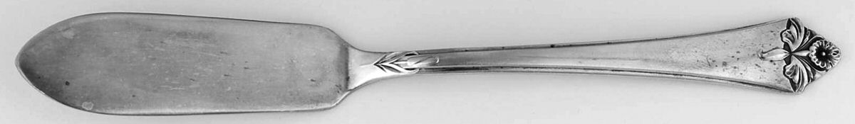 Queen of Flowers (Silverplate, 1951) Flat Handle Master Butter Knife by International Silver-1