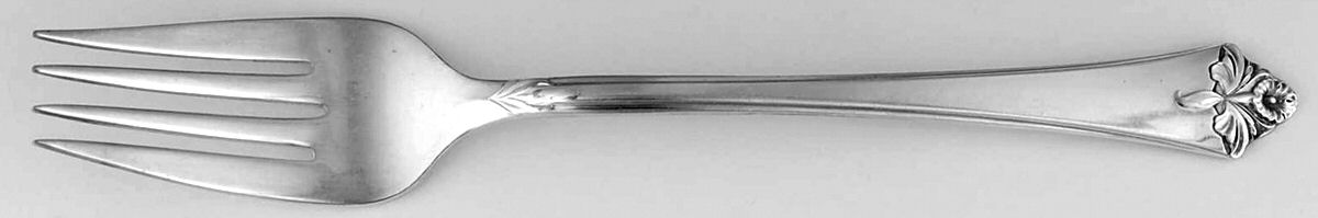 Queen of Flowers (Silverplate, 1951) Individual Salad Fork by International Silver-1